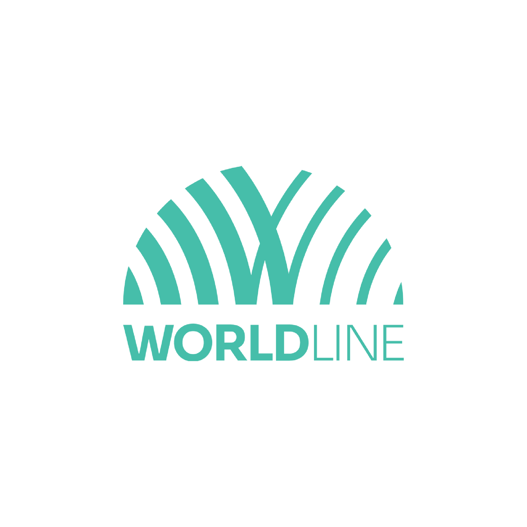 Worldline logo in teal with curved lines forming a semi-circle above the wordmark - Certinia customer