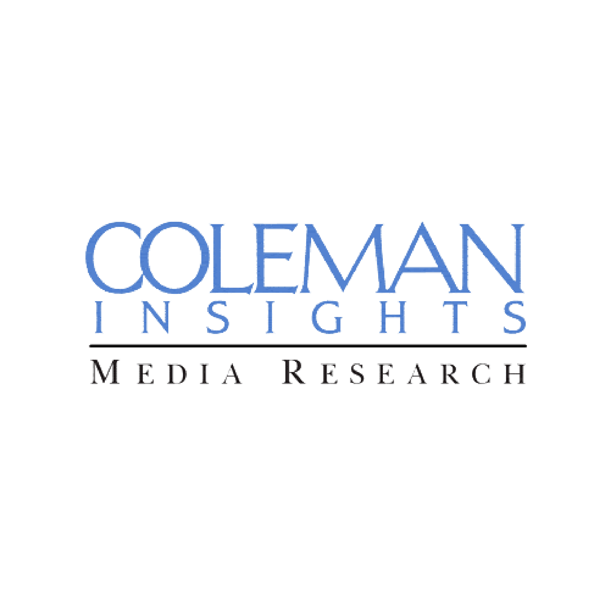 Coleman Insights Media Research logo in blue and black text - Certinia customer