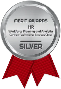 Certinia awarded Silver in the Merit Awards HR category for Workforce Planning and Analytics.