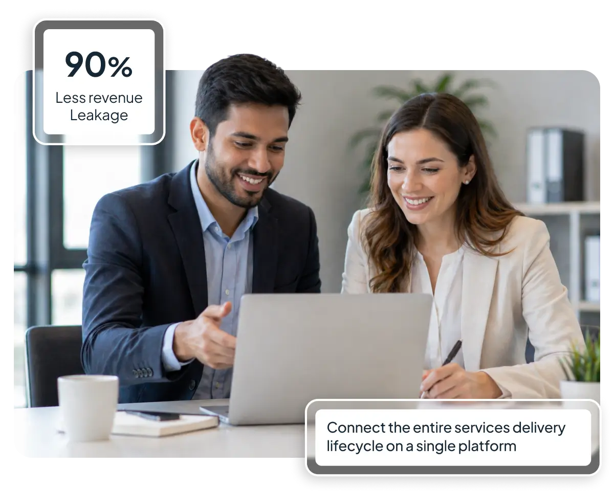 Connect your entire services journey on a single platform