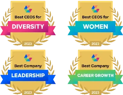 Certinia awarded 2023 Best Company recognition for diversity, women, leadership, and career growth.