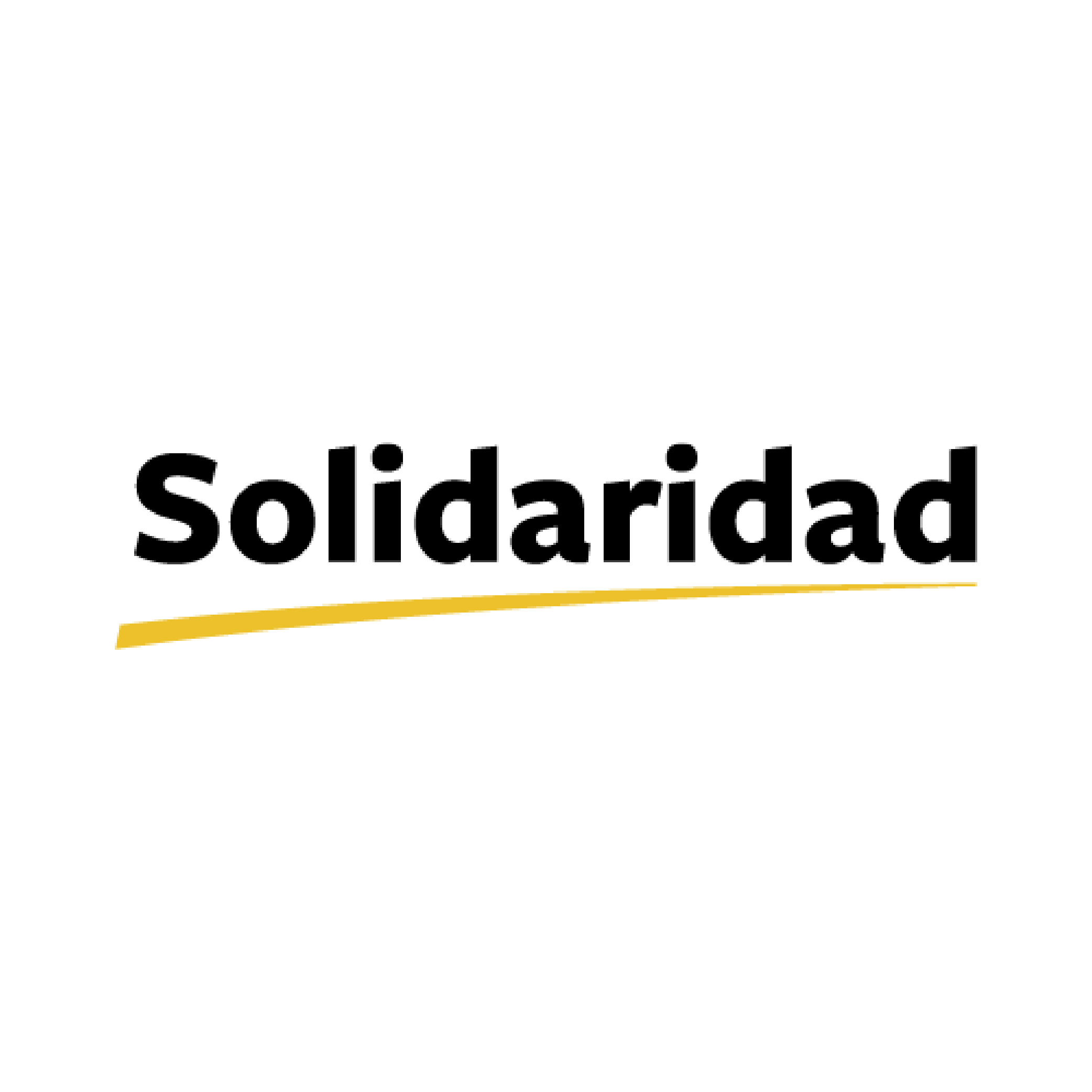 Solidaridad logo with a yellow underline - Certinia customer