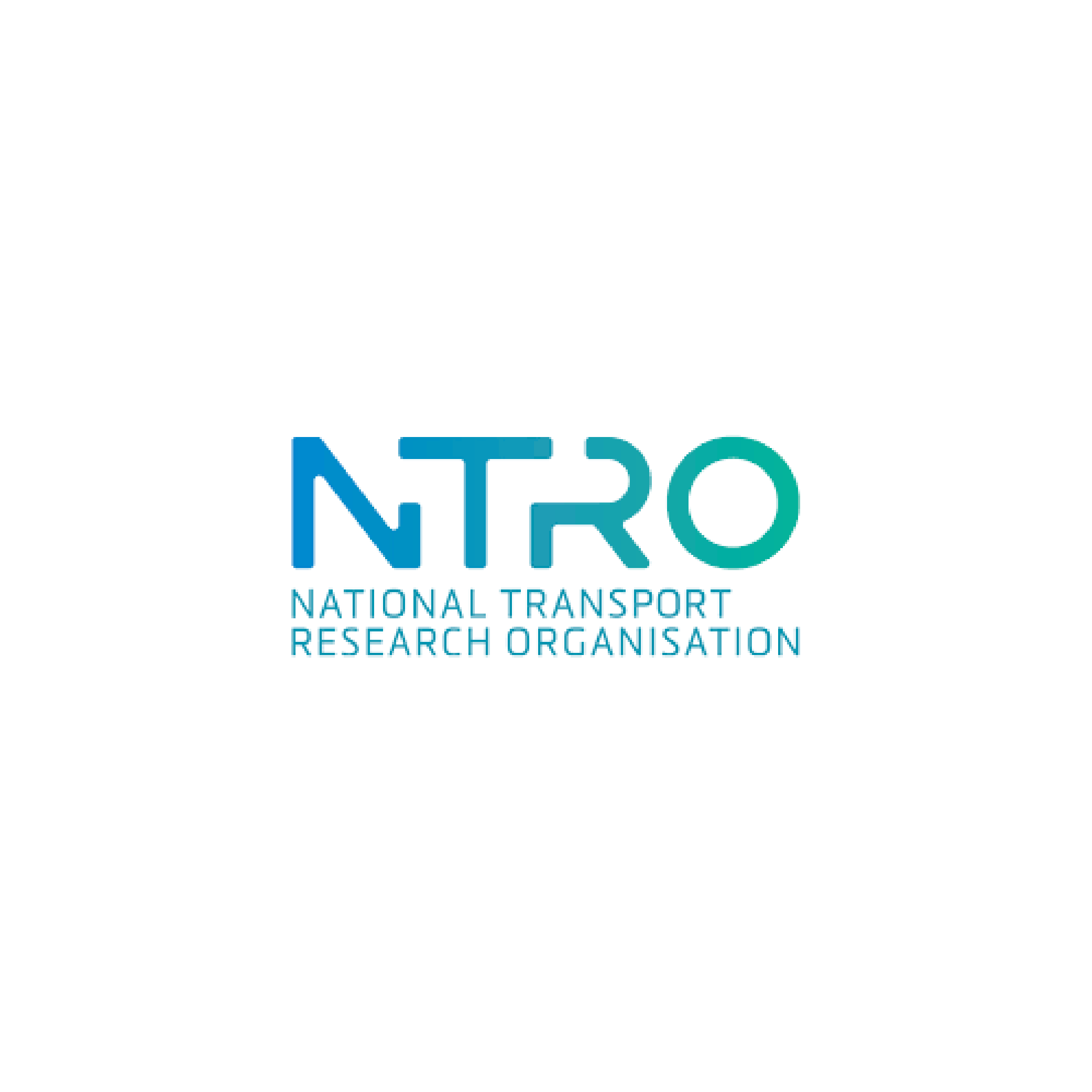 NTRO logo with blue-to-teal gradient text reading National Transport Research Organisation - Certinia customer