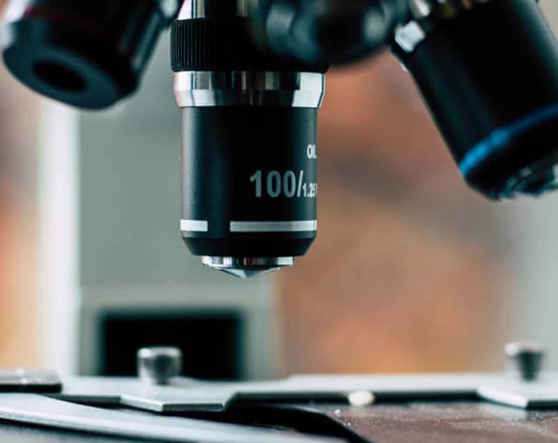 George Clinical - Certinia customer success story - zoomed in image of microscope