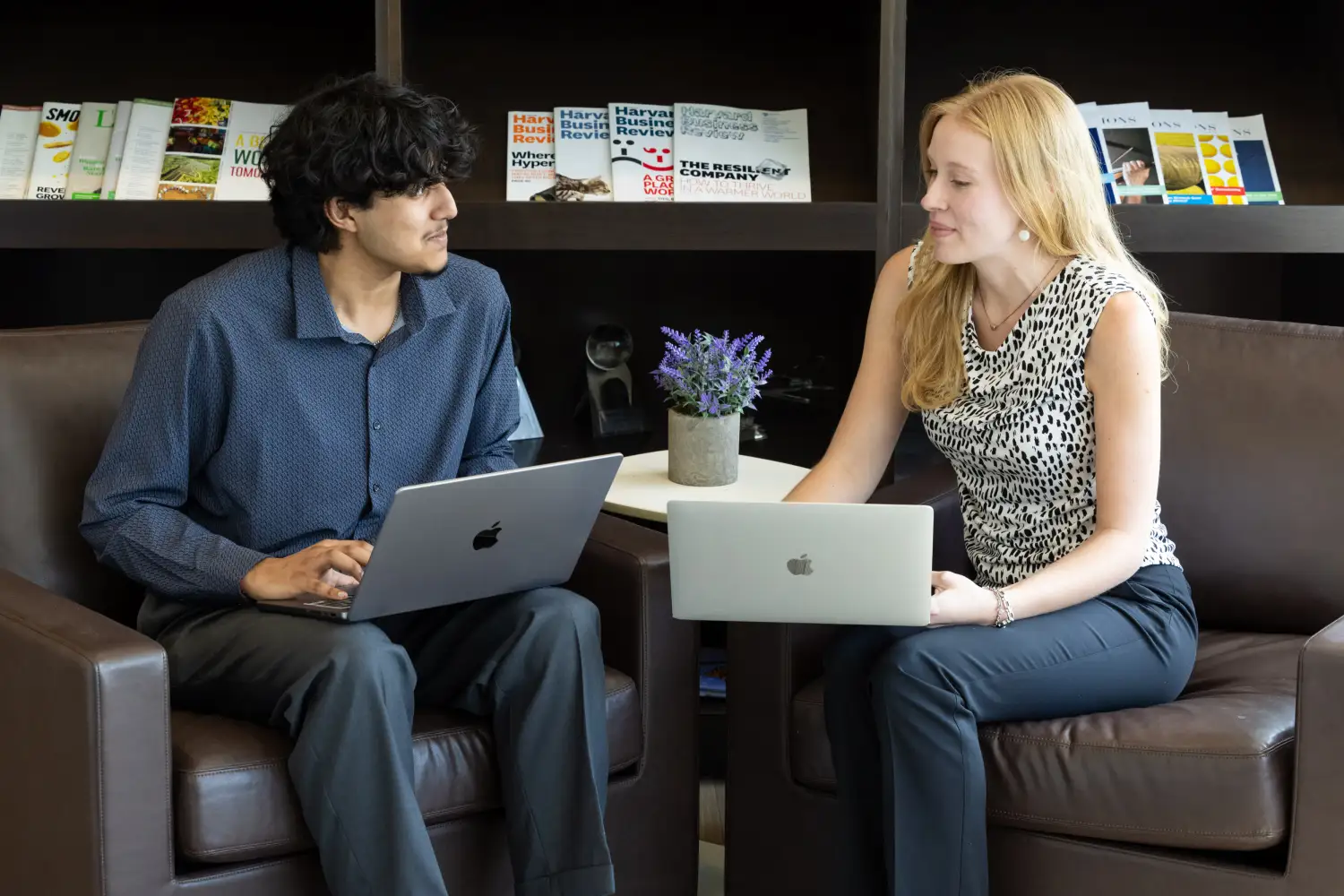 Consultants choosing projects to work on using Certinia PS Cloud with collaborative resource management features