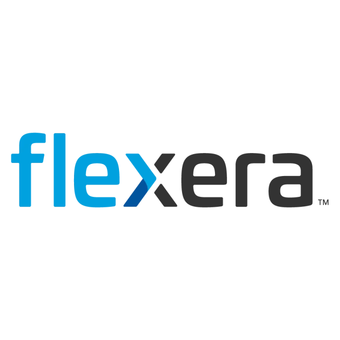 Flexera logo, Certinia customer